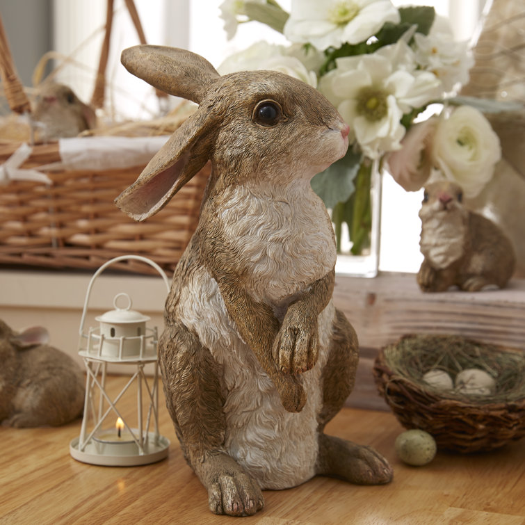 Design Toscano Statue lapin pour jardin debout Hopper, the Bunny et
